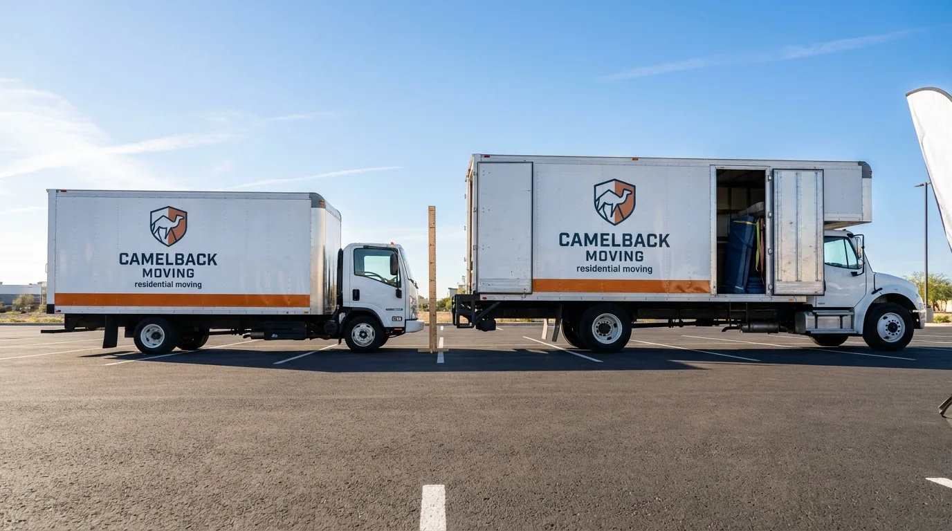 Moving truck size capacity guide in Portola Valley